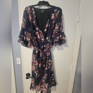 Floral Wrap Dress